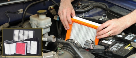 Efetue as trocas de filtros do seu veículo